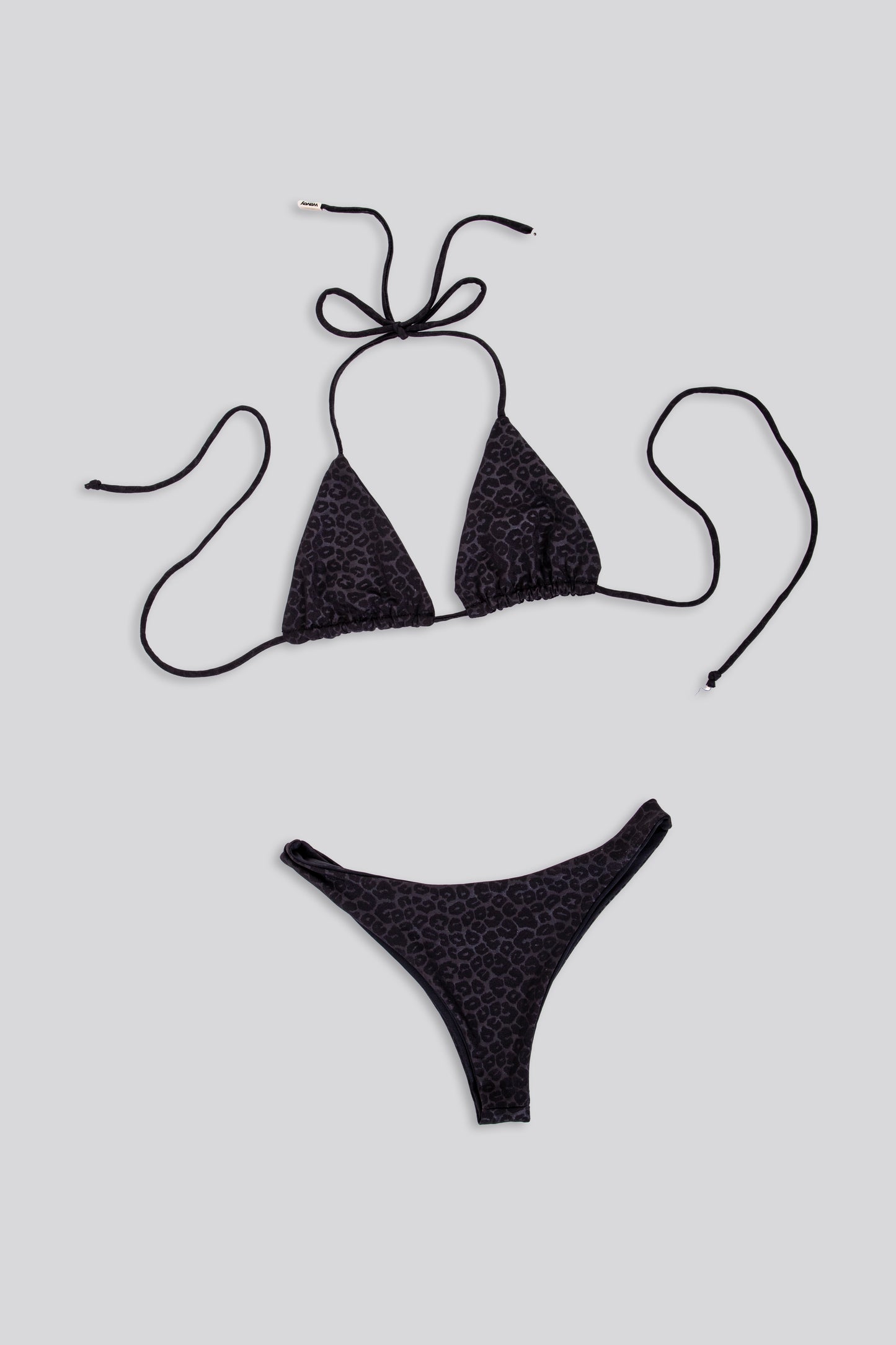 W LEOPARD BIKINI BOTTOM