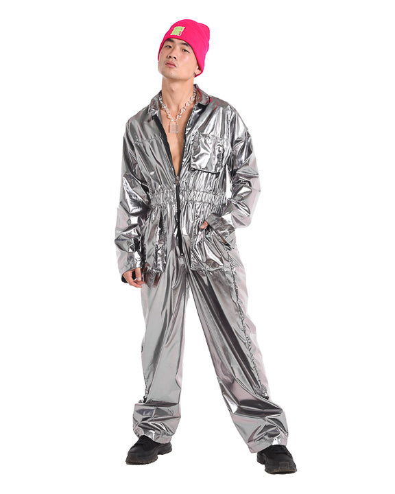 WORKER JUMPSUIT SILVER