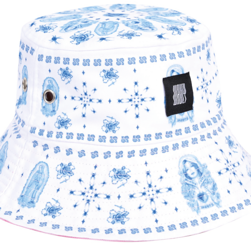 
                      
                        REVERSIBLE BUCKET HAT SAGRADO COTTON
                      
                    