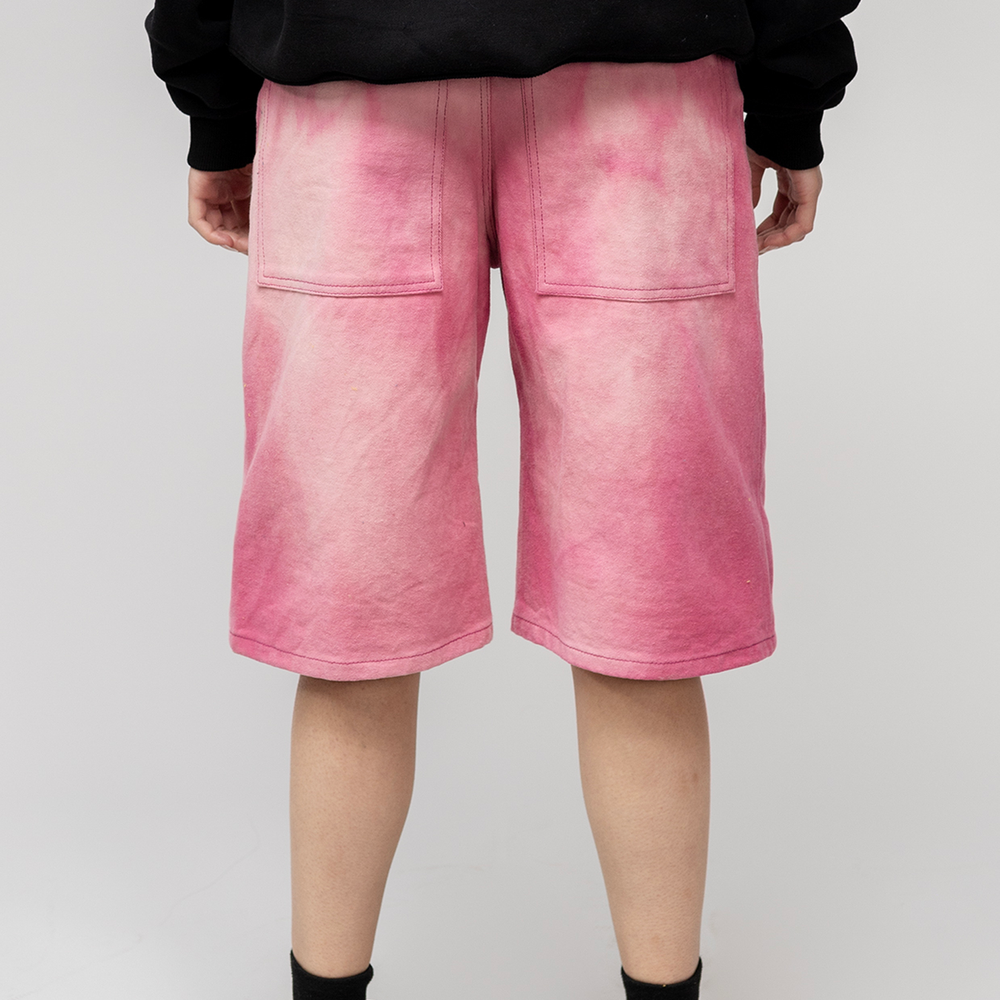 
                      
                        PINK DENIM TUMBADO SHORTS
                      
                    